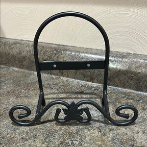 Long burger rod iron easel, NEW